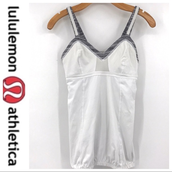 💕SALE💕 Lululemon White Gray Light up Tank Top - Picture 3 of 8